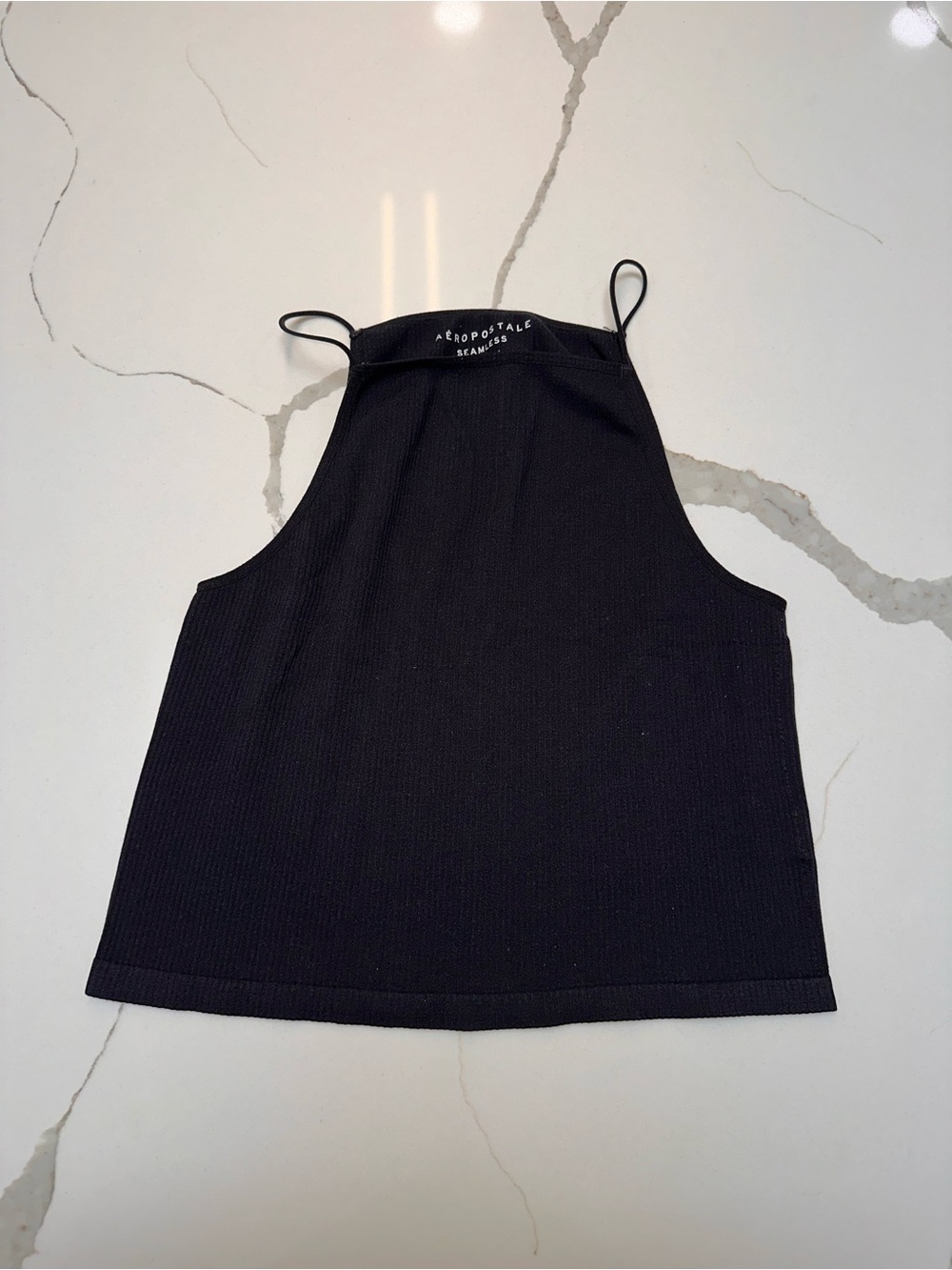 Aeropostale Ribbed Seamless Crop Tank